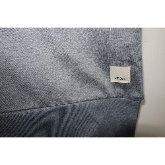 Vuori Slate Blue Cropped Sweatshirt Dreamknit Long Sleeve Halo Small - Picture 2 of 5